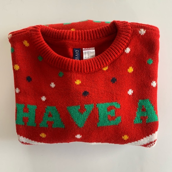 NEW H&M Meowy X-Mas Ugly Christmas Sweater - Size M - Picture 10 of 11